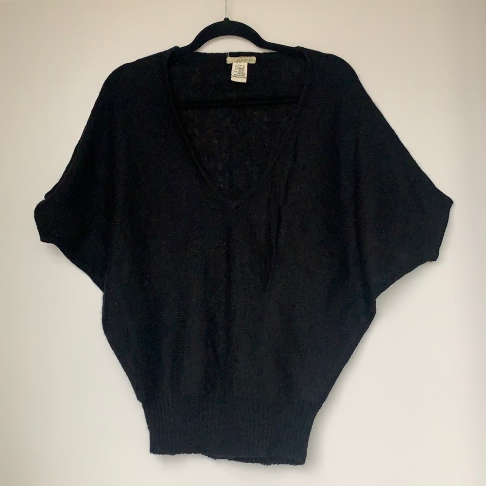 Black tunic sweater